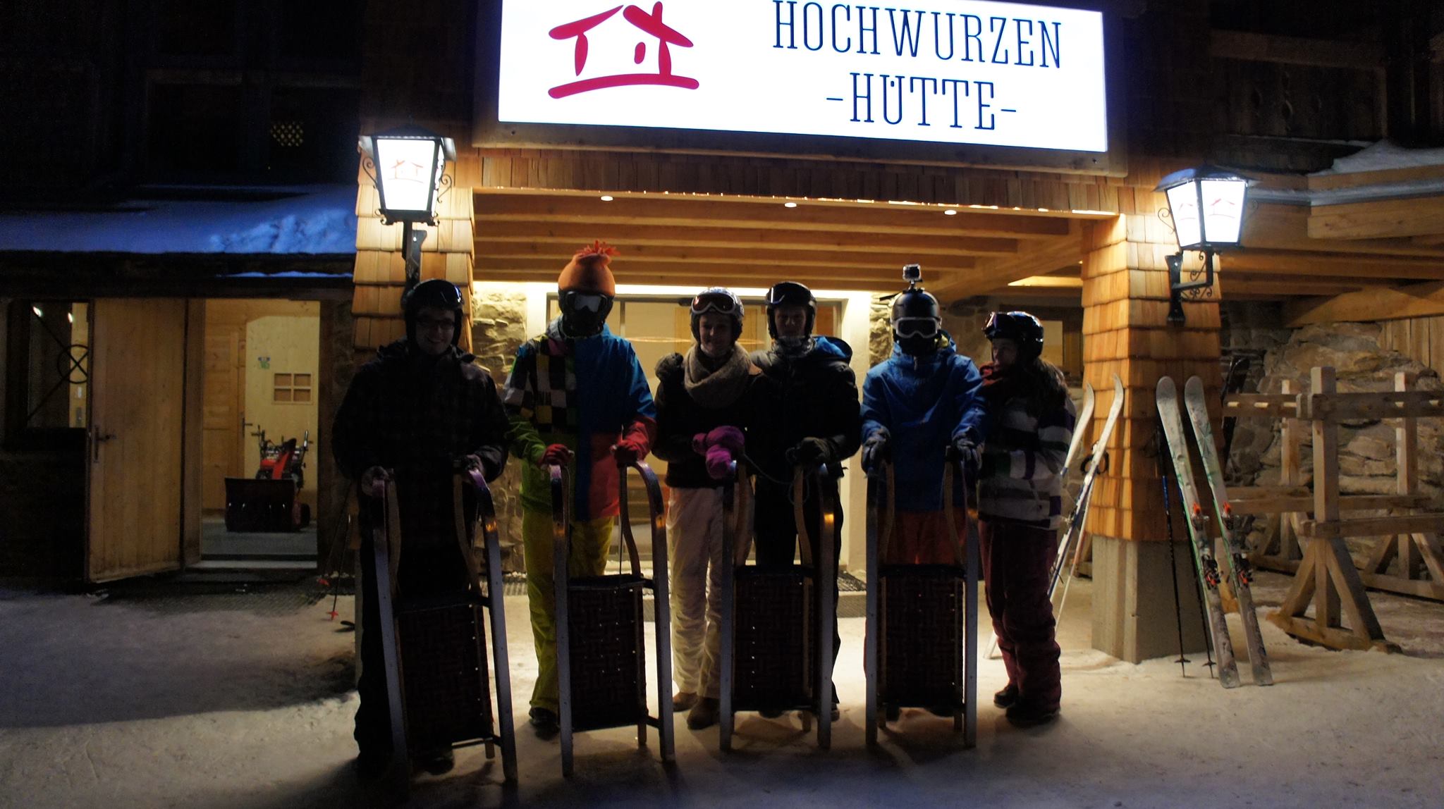 Nachtrodeln auf der Hochwurzen